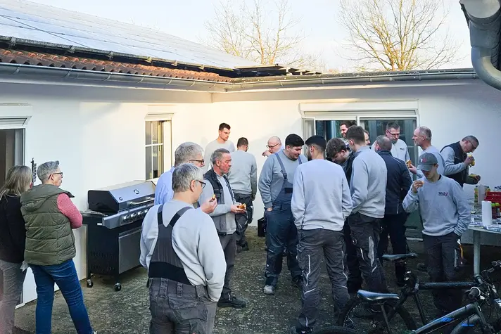 After Work Grillfest mit allen Mitarbeitern
